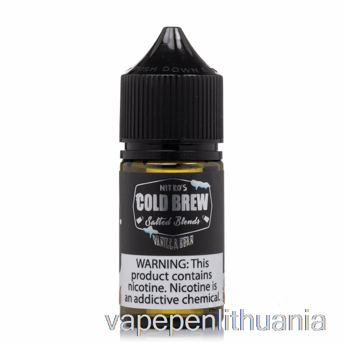 Vanilės Pupelės - Nitros šalto Užvirimo Druskos - 30ml 45mg Vape Skysčio